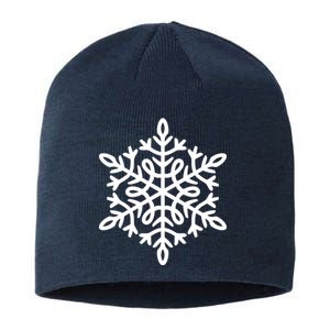 Big Snowflakes Christmas Sustainable Beanie