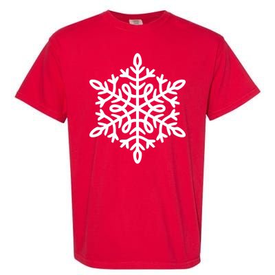 Big Snowflakes Christmas Garment-Dyed Heavyweight T-Shirt