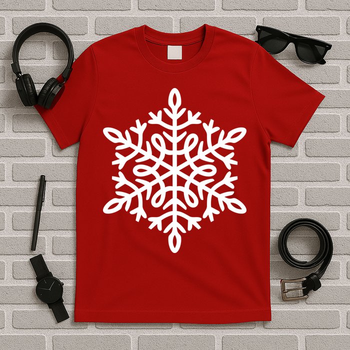 Big Snowflakes Christmas T-Shirt