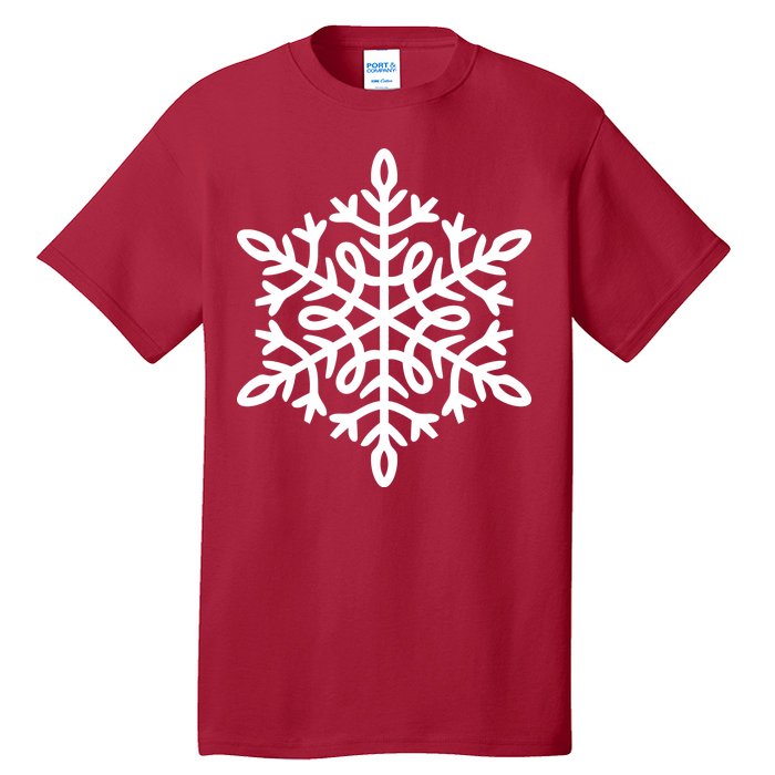 Big Snowflakes Christmas Tall T-Shirt