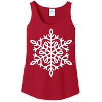 Big Snowflakes Christmas Ladies Essential Tank