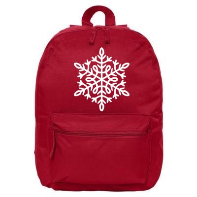 Big Snowflakes Christmas 16 in Basic Backpack