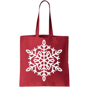 Big Snowflakes Christmas Tote Bag