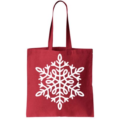 Big Snowflakes Christmas Tote Bag