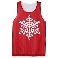 Big Snowflakes Christmas Mesh Reversible Basketball Jersey Tank