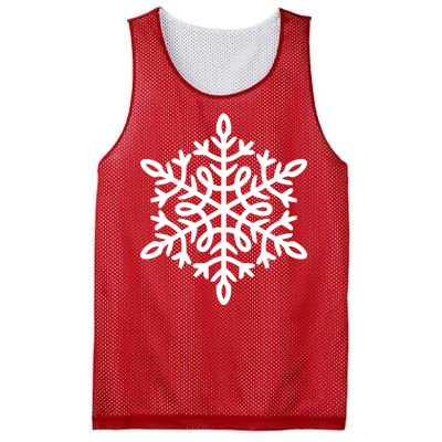 Big Snowflakes Christmas Mesh Reversible Basketball Jersey Tank