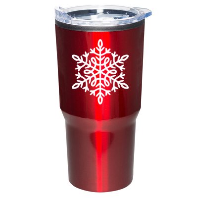 Big Snowflakes Christmas Tumbler