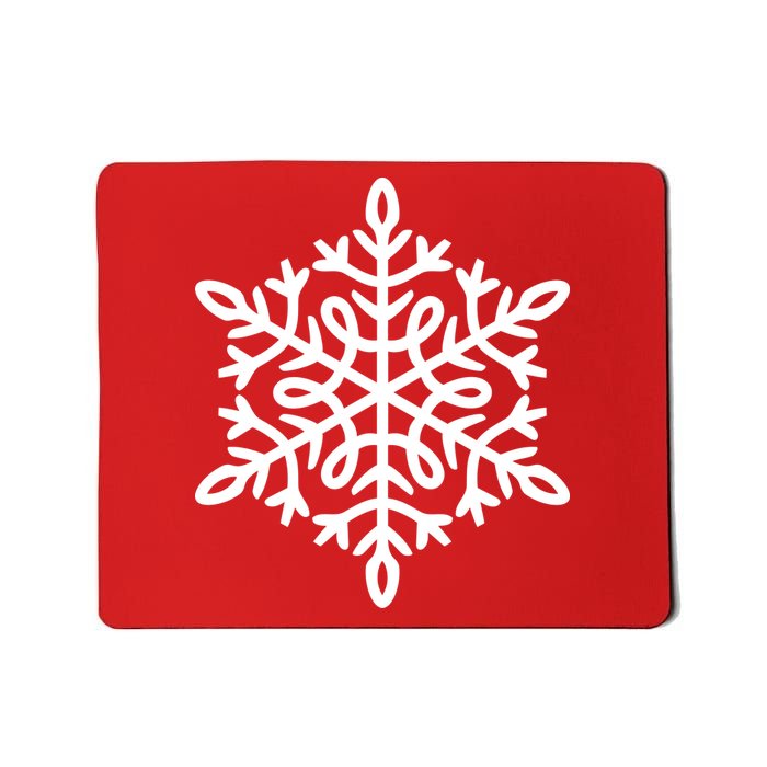 Big Snowflakes Christmas Mousepad