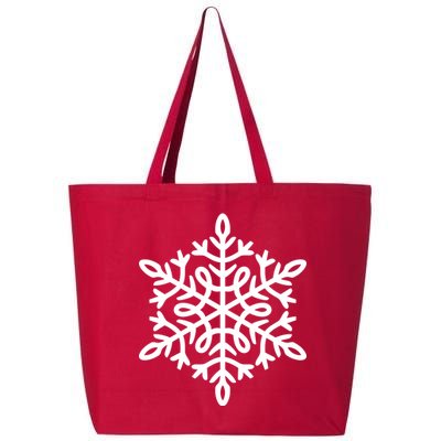 Big Snowflakes Christmas 25L Jumbo Tote