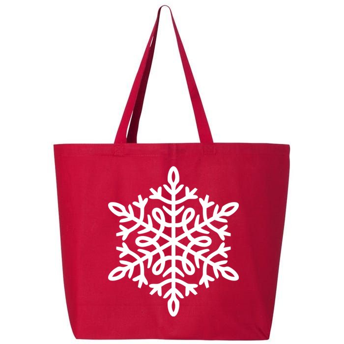 Big Snowflakes Christmas 25L Jumbo Tote