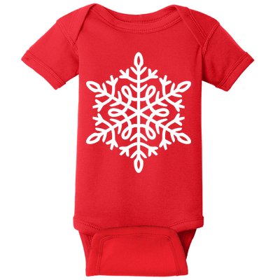 Big Snowflakes Christmas Baby Bodysuit