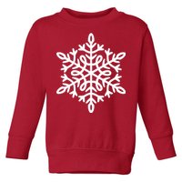 Big Snowflakes Christmas Toddler Sweatshirt