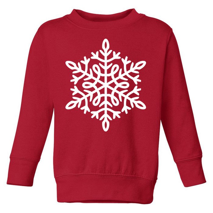 Big Snowflakes Christmas Toddler Sweatshirt