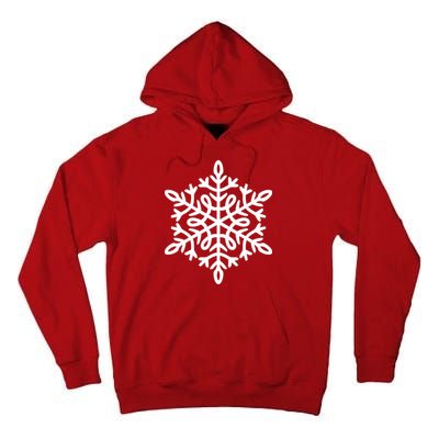 Big Snowflakes Christmas Tall Hoodie