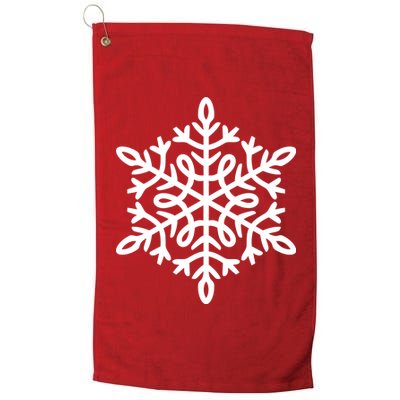 Big Snowflakes Christmas Platinum Collection Golf Towel