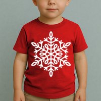 Big Snowflakes Christmas Toddler T-Shirt