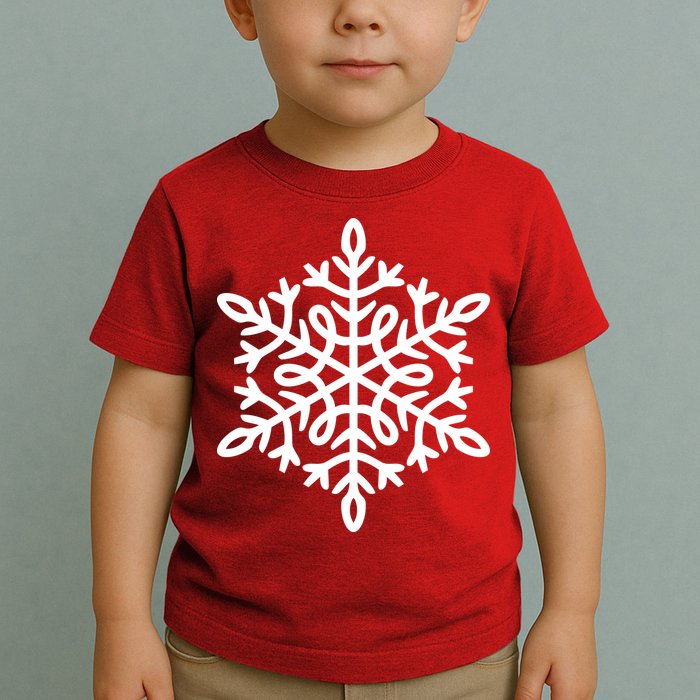 Big Snowflakes Christmas Toddler T-Shirt