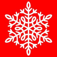 Big Snowflakes Christmas Toddler T-Shirt