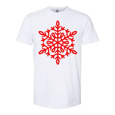 Big Snowflakes Christmas Softstyle CVC T-Shirt