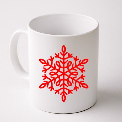 Big Snowflakes Christmas Coffee Mug