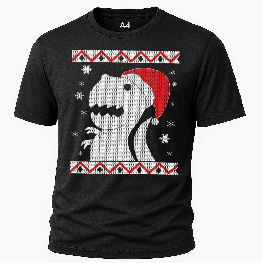 Big T-Rex Ugly Christmas Performance Shirt