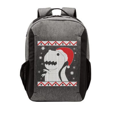Big T-Rex Ugly Christmas Vector Backpack