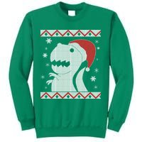 Big T-Rex Ugly Christmas Sweatshirt