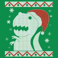 Big T-Rex Ugly Christmas Sweatshirt