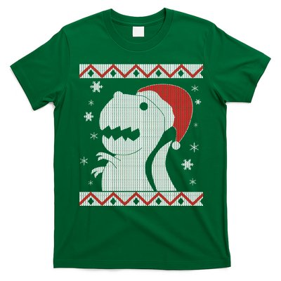Big T-Rex Ugly Christmas T-Shirt