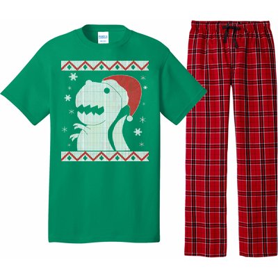 Big T-Rex Ugly Christmas Pajama Set