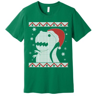 Big T-Rex Ugly Christmas Premium T-Shirt