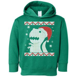 Big T-Rex Ugly Christmas Toddler Hoodie