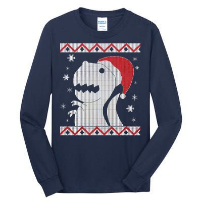 Big T-Rex Ugly Christmas Tall Long Sleeve T-Shirt