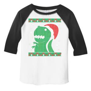 Big T-Rex Ugly Christmas Toddler Fine Jersey T-Shirt