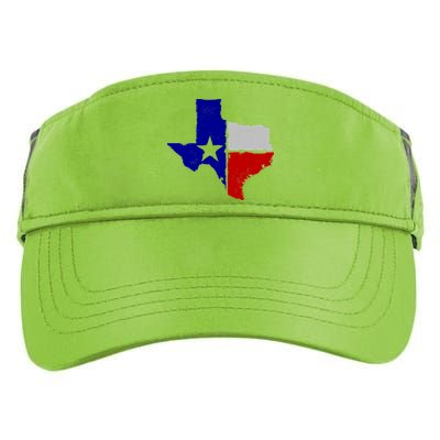 Big Texas Flag Vintage Adult Drive Performance Visor