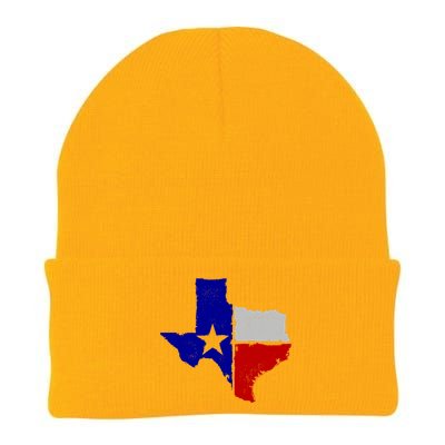 Big Texas Flag Vintage Knit Cap Winter Beanie