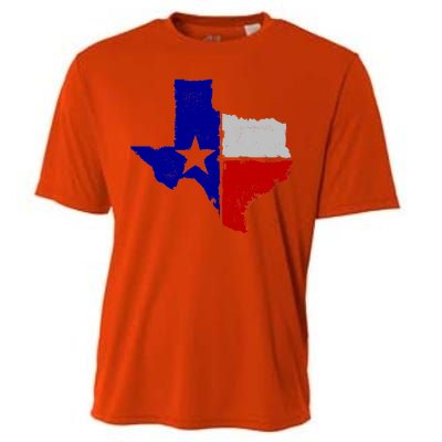 Big Texas Flag Vintage Cooling Performance Crew T-Shirt