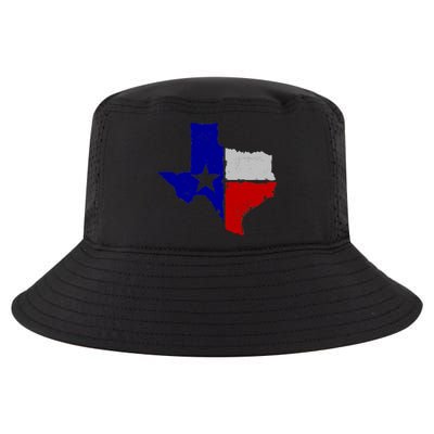 Big Texas Flag Vintage Cool Comfort Performance Bucket Hat