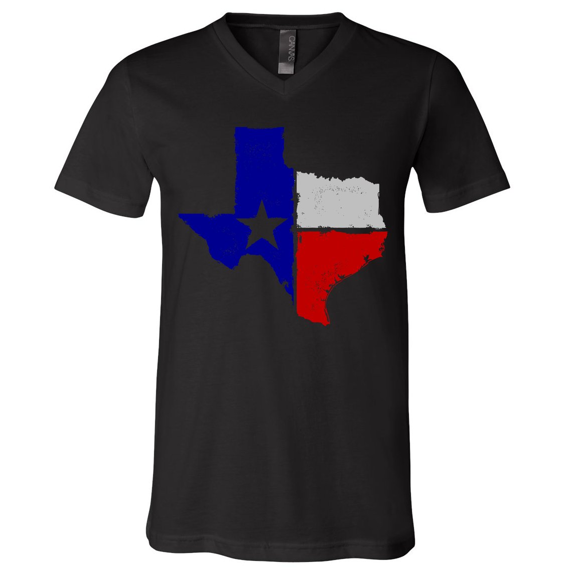 Big Texas Flag Vintage V-Neck T-Shirt