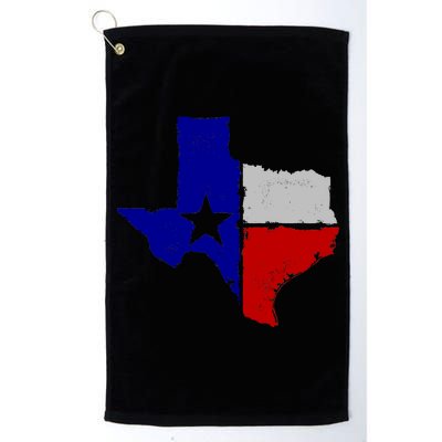 Big Texas Flag Vintage Platinum Collection Golf Towel