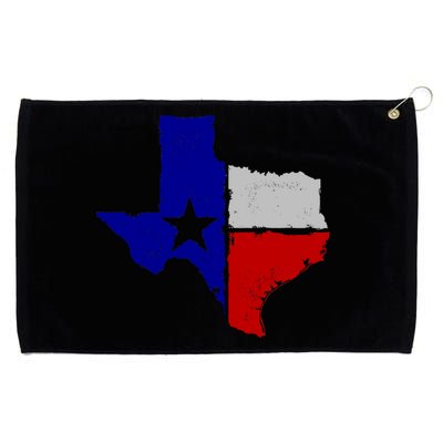 Big Texas Flag Vintage Grommeted Golf Towel