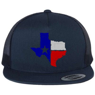 Big Texas Flag Vintage Flat Bill Trucker Hat