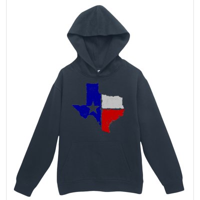 Big Texas Flag Vintage Urban Pullover Hoodie