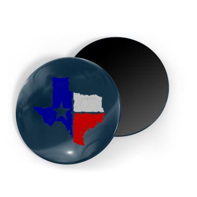 Big Texas Flag Vintage Magnet