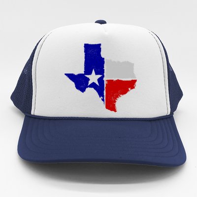 Big Texas Flag Vintage Trucker Hat