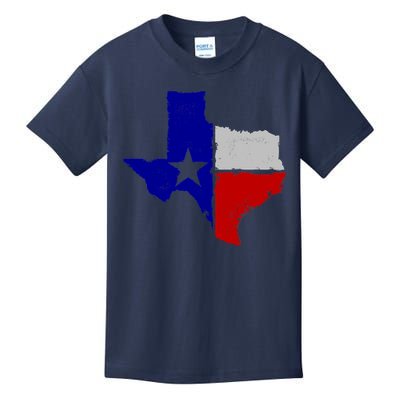 Big Texas Flag Vintage Kids T-Shirt