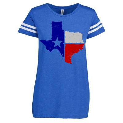 Big Texas Flag Vintage Enza Ladies Jersey Football T-Shirt