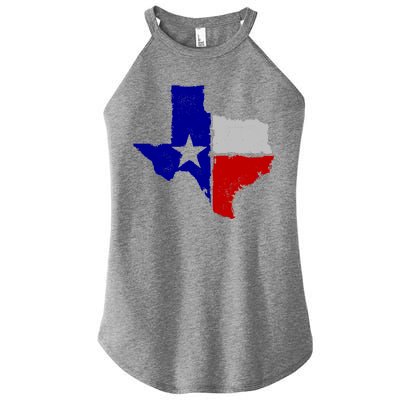 Big Texas Flag Vintage Women's Perfect Tri Rocker Tank