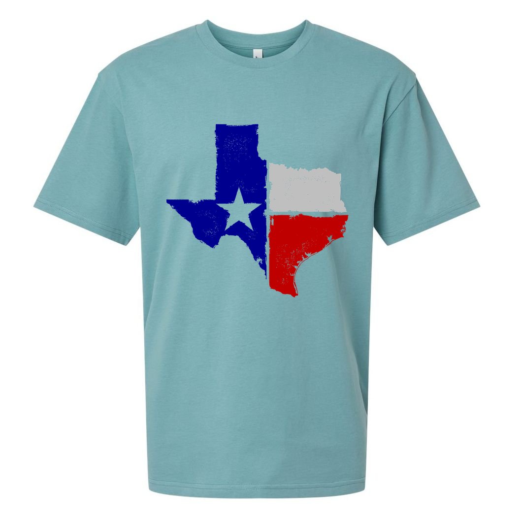 Big Texas Flag Vintage Sueded Cloud Jersey T-Shirt