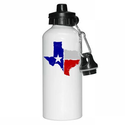 Big Texas Flag Vintage Aluminum Water Bottle